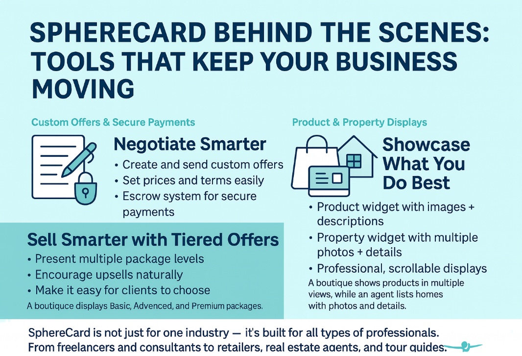 SphereCard Behind the Scenes: Tools That Keep Your Business Moving